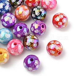 20 Stück Acrylperlen mit UV-Beschichtung&nbsp;OACR-YW0003-24