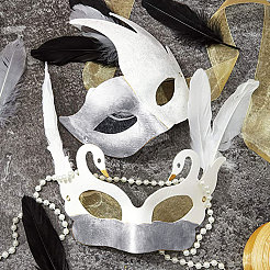 Mascarillas de papel para fiestas&nbsp;AJEW-CJ0004-06