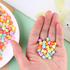 Perles acryliques opaques&nbsp;MACR-YW0001-18F