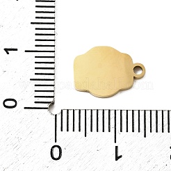 304 Edelstahl-Emaille-Anhänger&nbsp;STAS-I336-04G-01