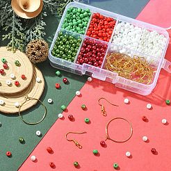 Kit fai da te per realizzare orecchini a tema natalizio&nbsp;DIY-YW0007-41