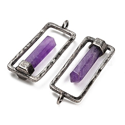 Natürlichen Amethyst Edelsteinanhänger&nbsp;GG-CBACC2B-06AS-04