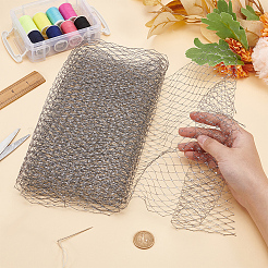 2 m Deko-Mesh-Bänder&nbsp;SRIB-WH0011-177A