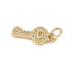Ottone micro spianare pendenti zirconi&nbsp;ZIRC-I356-39G