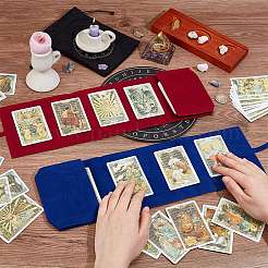 2 Stück rechteckige Aufbewahrungsbeutel aus Samt für Tarotkarten&nbsp;TP-CN0001-16B
