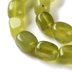 Natürliche Zitronen Jade Perlen Stränge&nbsp;G-P497-01D-04