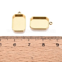 Composant de cabochon de pendentif en acier inoxydable 304&nbsp;STAS-Q113-19D-G