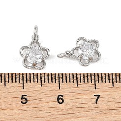 Shegrace Messing-Anhänger mit klarem Zirkonia-Pavé&nbsp;XGRQ4N940-720P