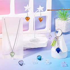 Kit fai da te per realizzare ciondoli in bottiglie di vetro con diamanti&nbsp;DIY-TA0012-40E