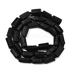 Natürliche schwarze Turmalin Perlen Stränge&nbsp;G-F716-01-B01