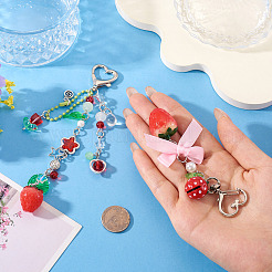 2 pièces 2 styles de décorations pendentif en résine&nbsp;HJEW-TA0001-37