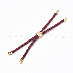 Nylon Twisted Cord Armband machen&nbsp;MAK-T003-16G