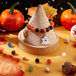 DIY Halloween Edelstein Armband Halskette Herstellungsset&nbsp;DIY-OC0008-56