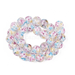 Chapelets de perles vernissées manuelles&nbsp;LAMP-Q041-08F
