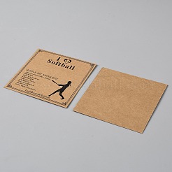 Kraftpapier Armband Display-Karten&nbsp;CDIS-WH0045-001