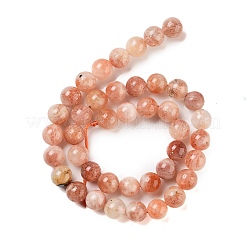 Natürliche sunstone Perlen Stränge&nbsp;G-P488-04C-01