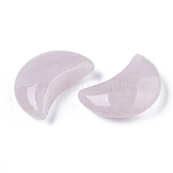 Pietre di palma tascabili in cristallo curativo con quarzo rosa naturale a forma di luna&nbsp;X-G-T132-001J