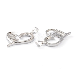 Messing micro pave klare zirkonia anhänger&nbsp;ZIRC-J039-03P