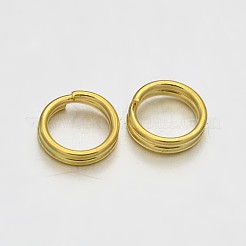 Anelli spezzati in ottone&nbsp;KK-E647-10G-6mm