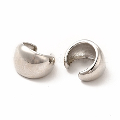 Orecchini a polsino in ottone con placcatura a cremagliera per donna&nbsp;LS-EJEW-H091-17P