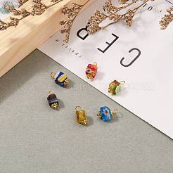 Handgemachte Millefiori Glas Charms&nbsp;PALLOY-JF00554
