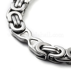 Anlaufgeschütztes Königskettenarmband aus 201er Edelstahl&nbsp;BJEW-Z023-18P