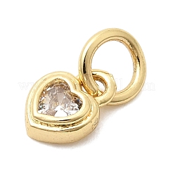 Latón charms de circonio cúbico&nbsp;KK-G554-02C-01