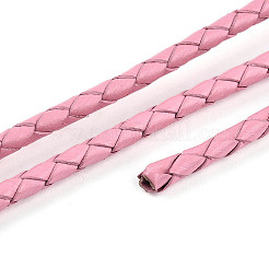 Vachette cordon tressé en cuir&nbsp;NWIR-N005-01D-3mm