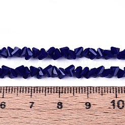 Chapelets de perles en verre opaques&nbsp;GLAA-N019-4mm-20