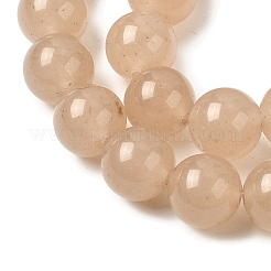 Natürliche weiße Jade perlen Stränge&nbsp;G-H348-8mm-02