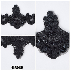 Ruban de dentelle à fleurs en polyester de 3 mètre&nbsp;OCOR-WH20001-20A