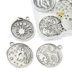 8 pièces 8 styles pendentifs en alliage de style tibétain&nbsp;FIND-YW0003-41