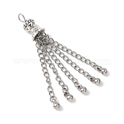 Pendentifs en alliage de style tibétain&nbsp;PALLOY-JF04694-01