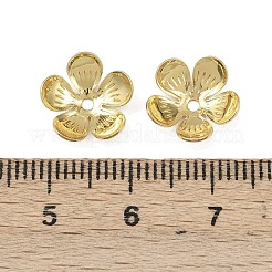5-pétalo casquillos del grano de cobre amarillo de la flor&nbsp;KK-F921-11G