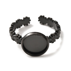 Componentes del anillo del brazalete de acero inoxidable 304 con forma de flor&nbsp;STAS-P454-05B-B