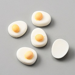 Cabochons aus undurchsichtigem Harz mit Ei-Thema&nbsp;CRES-WH0010-035C