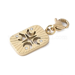Decorazione pendente in acciaio inossidabile 304&nbsp;STAS-S165-44G