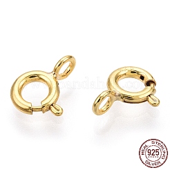 925 Federringverschluss aus Sterlingsilber und Eisen&nbsp;STER-T004-81A-G