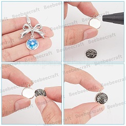 50 pz. Cabochon pendenti in acciaio inossidabile 304&nbsp;STAS-BBC0005-16