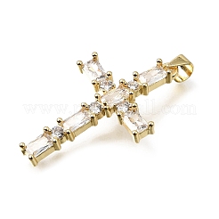 Pendentifs en laiton pavé de zirconiums cubiques de Pâques&nbsp;CU-E002-01E-G07