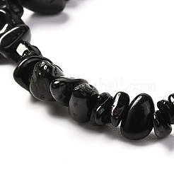 Natürliches und synthetisches Stretch-Armband mit gemischten Edelsteinen für Männer und Frauen&nbsp;BJEW-JB06706