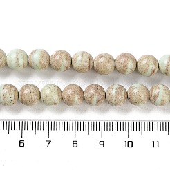 Brins de perles d'agate d'alashan arc-en-ciel naturel&nbsp;G-NH0022-A08-02