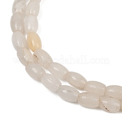 Natürliche weiße Jade perlen Stränge&nbsp;G-F591-19