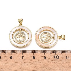 Messing micro pave klare zirkonia anhänger&nbsp;KK-N254-189G