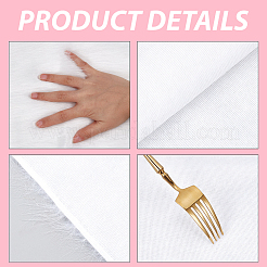 2 Stück Plüschstoff für DIY-Bastelarbeiten&nbsp;DIY-CN0009-94B