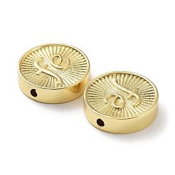 Perline di ottone ecocompatibili con placcatura a cremagliera&nbsp;KK-Z036-02B-G
