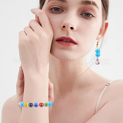 3 Strang handgemachte Millefiori-Glasperlenstränge&nbsp;LK-HY0001-04
