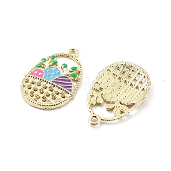 Pendentifs en alliage d'émail de pâques&nbsp;X-ENAM-E360-01G-02