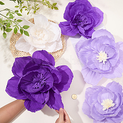 1 Beutel Kunstblumen aus Krepppapier&nbsp;DIY-SC0032-64B