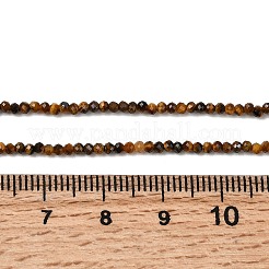 Natürlichen Tigerauge Perlen Stränge&nbsp;G-K366-C10-2mm